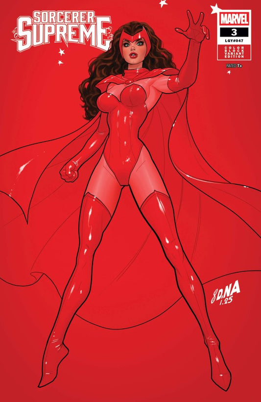 SORCERER SUPREME #3 DAVID NAKAYAMA COLOR BLOCK RED C COVER