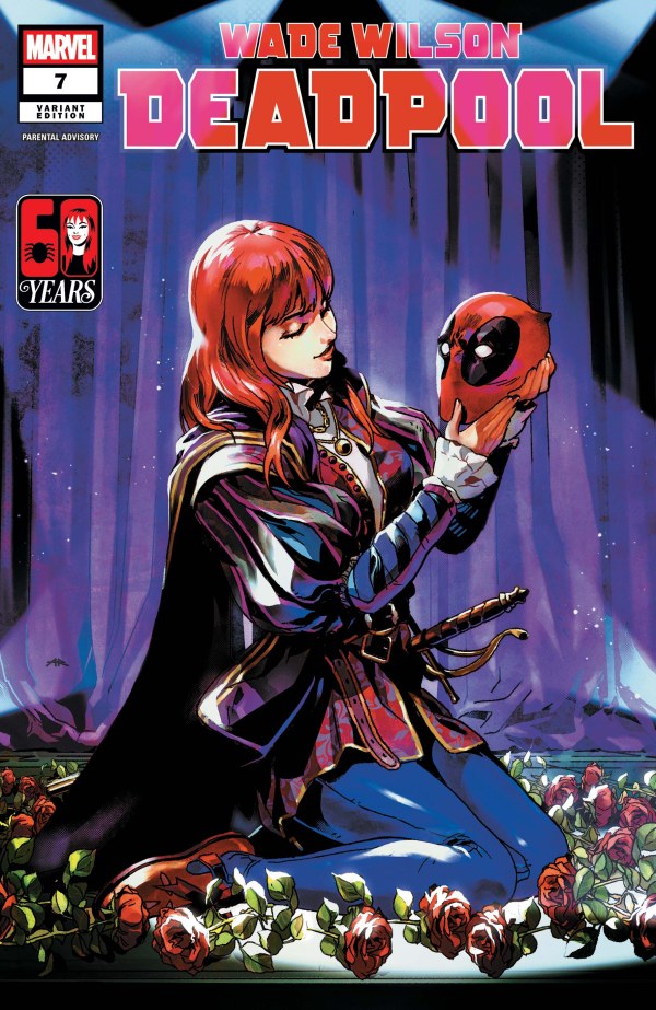 WADE WILSON: DEADPOOL #7 MARY JANE WATSON ANAND RAMCHERON C COVER