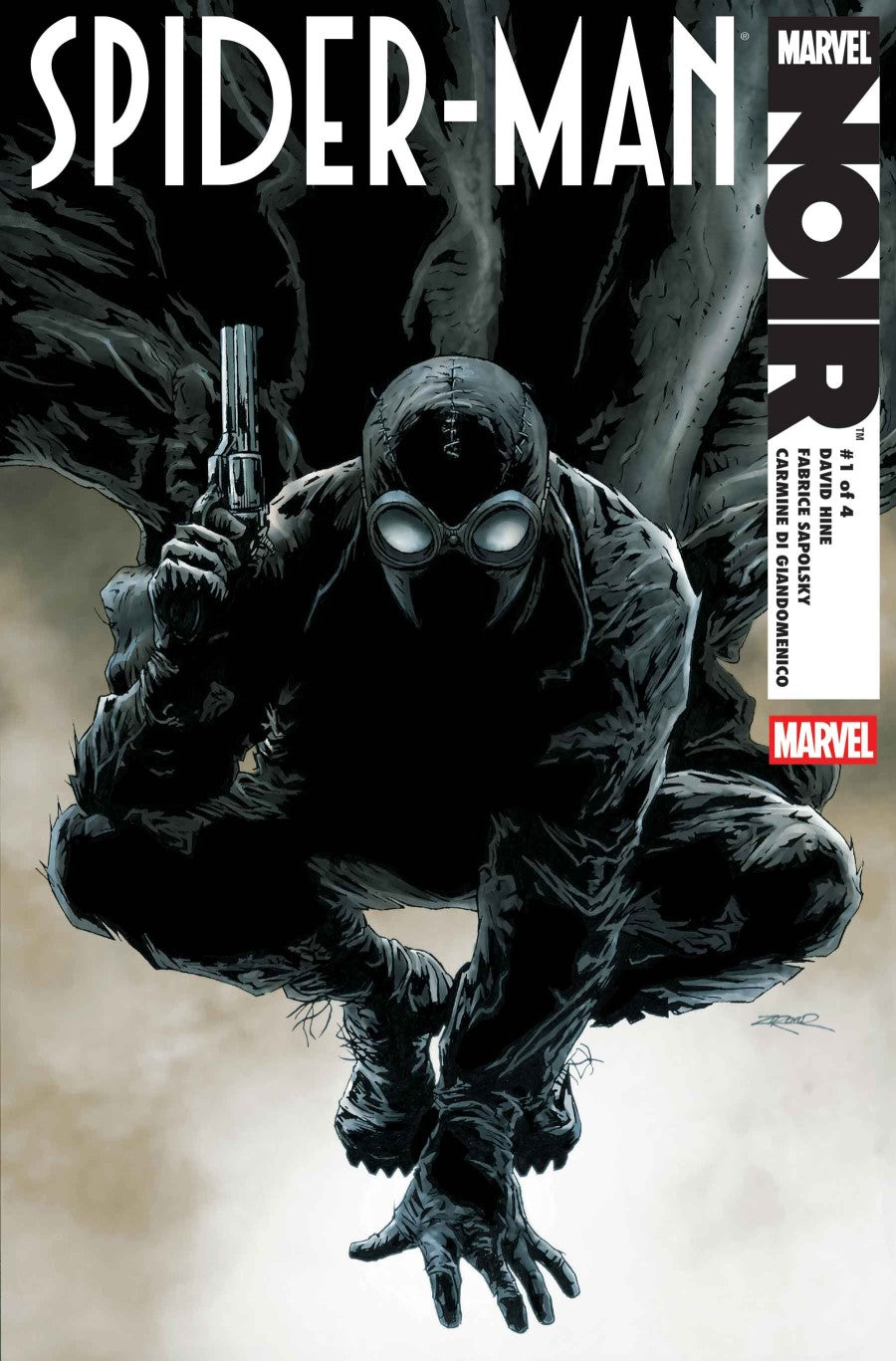 SPIDER-MAN NOIR #1 FACSIMILE EDITION PATCH ZIRCHER A COVER