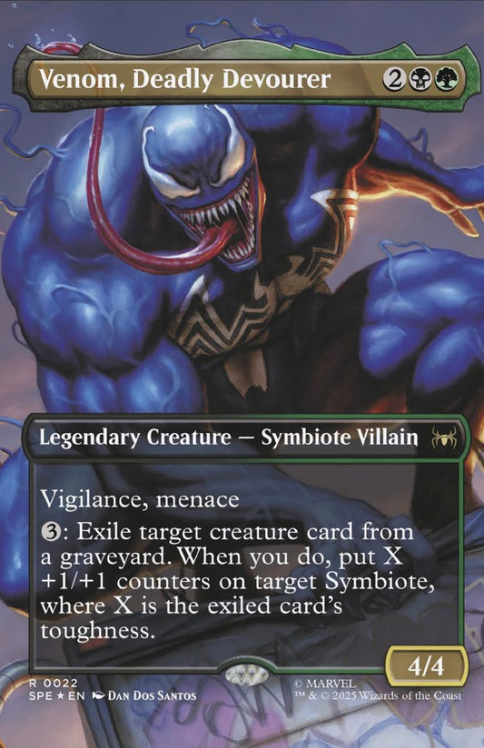 VENOM #258 MAGIC: THE GATHERING DAN DOS SANTOS C COVER