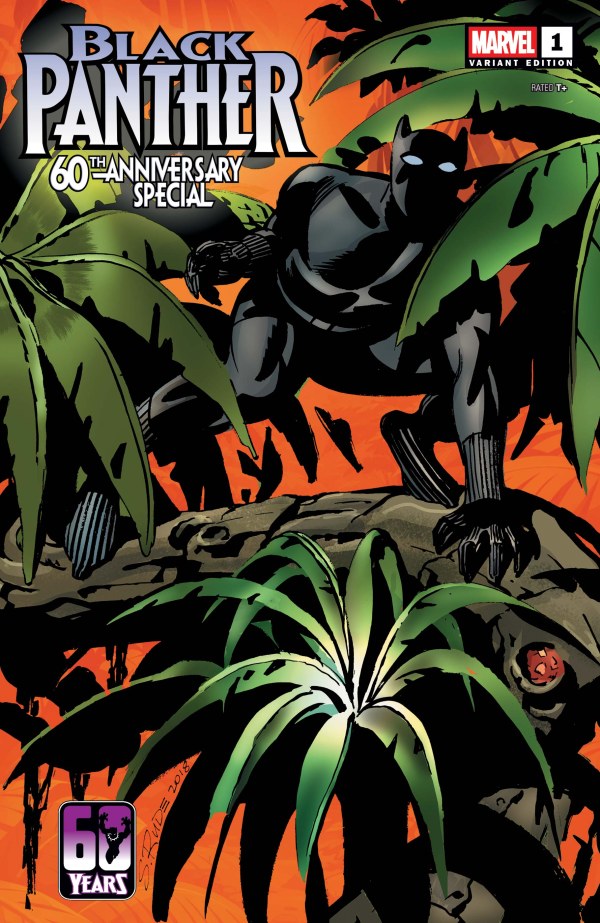 BLACK PANTHER 60TH ANNIVERSARY SPECIAL #1 STEVE RUDE C COVER
