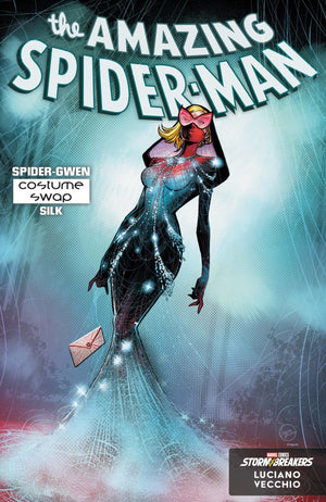 AMAZING SPIDER-MAN #32 HELLFIRE COSTUME SWAP LUCIANO VECCHIO D COVER