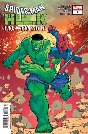 SPIDER-MAN/HULK: FIRE AND BRIMSTONE #2 R.B SILVA A COVER