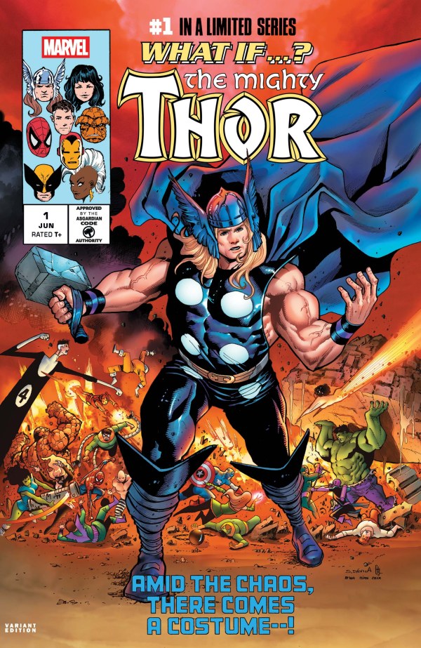 WHAT IF...? THOR #1 HOMAGE SERGIO DAVILA B COVER