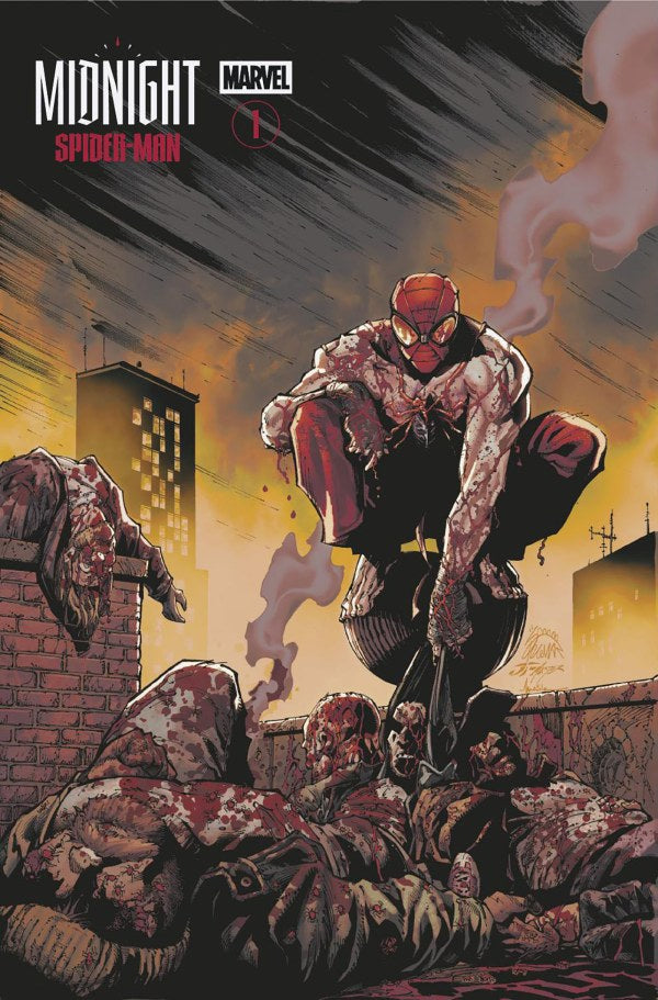 MIDNIGHT SPIDER-MAN #1 BLOODBATH RYAN STEGMAN B COVER