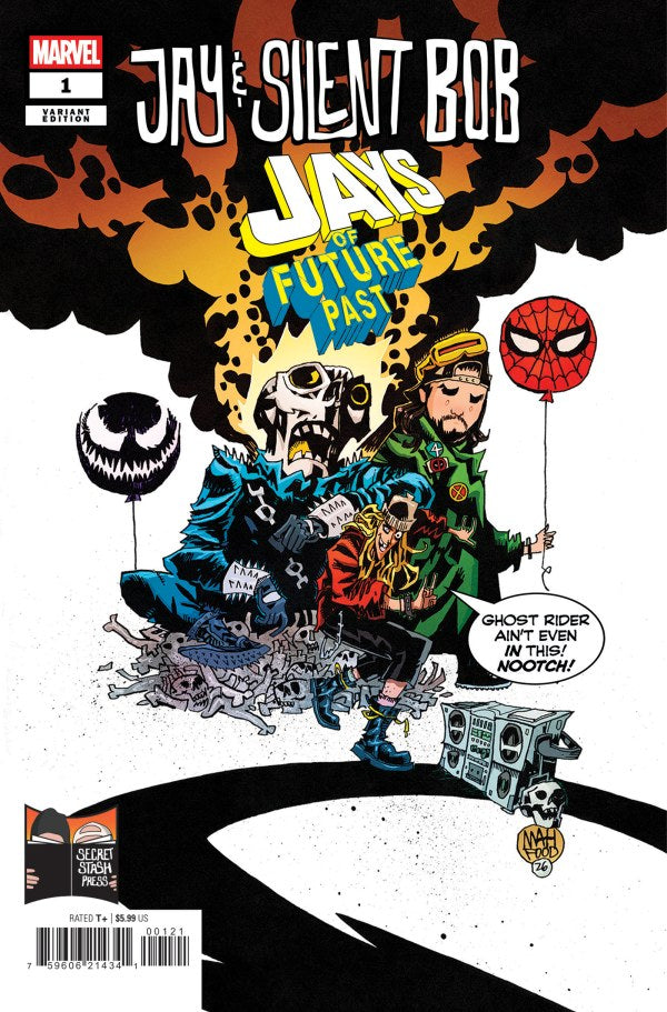 JAY & SILENT BOB: JAYS OF FUTURE PAST #1 JIM MAHFOOD E COVER