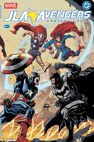 JLA/AVENGERS #1 FACSIMILE EDITION WRAPAROUND RYAN STEGMAN B COVER