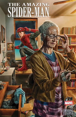 AMAZING SPIDER-MAN #35 LEE BERMEJO B COVER