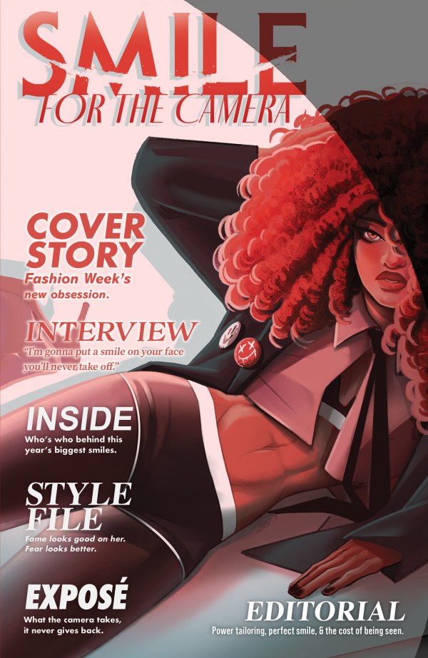 SMILE: FOR THE CAMERA #4 SWEENEY BOO C COVER