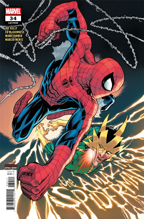 AMAZING SPIDER-MAN #34 ED MCGUINNESS A COVER