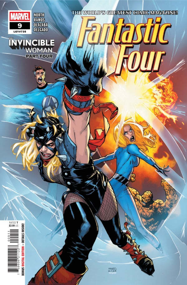 FANTASTIC FOUR #9 HUMBERTO RAMOS A COVER