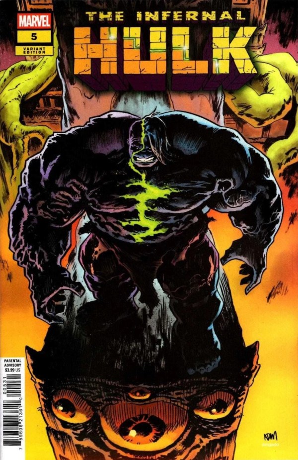 INFERNAL HULK #5 ADAM GORHAM C COVER