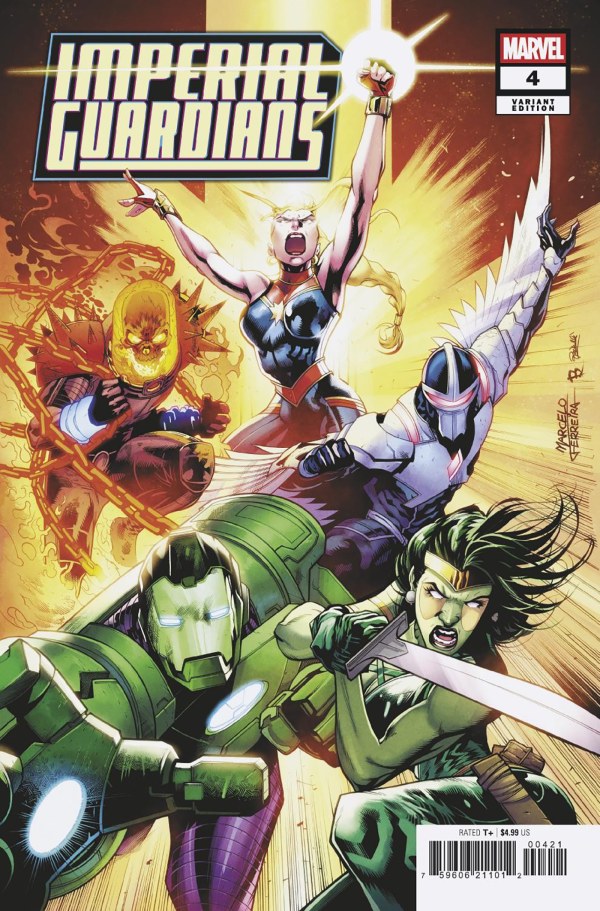 IMPERIAL GUARDIANS #4 MARCELO FERREIRA B COVER
