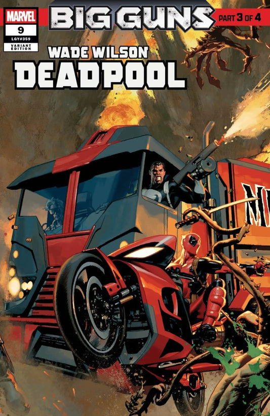 WADE WILSON: DEADPOOL #9 4-PART CONNECTING JOSEMARIA CASANOVAS B COVER