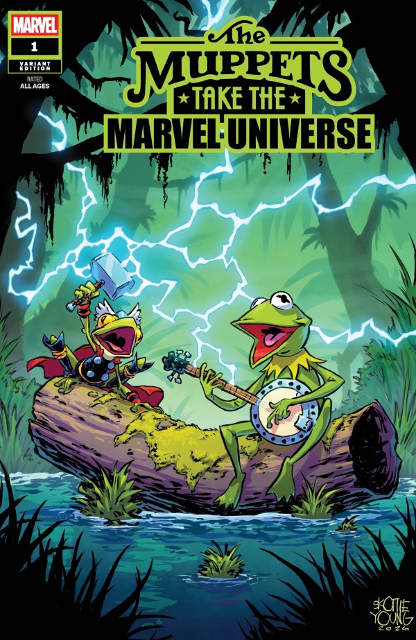 MUPPETS TAKE THE MARVEL UNIVERSE #1 SKOTTIE YOUNG G COVER