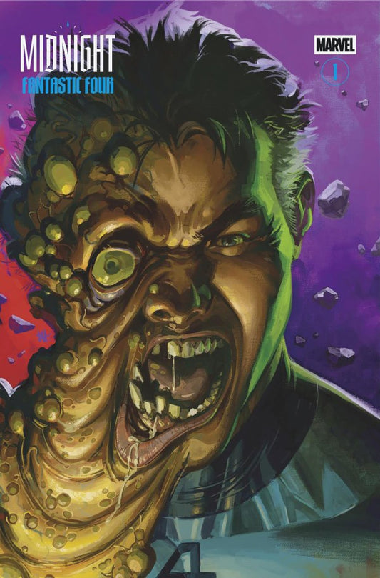 MIDNIGHT FANTASTIC FOUR #1 BEN HARVEY C COVER