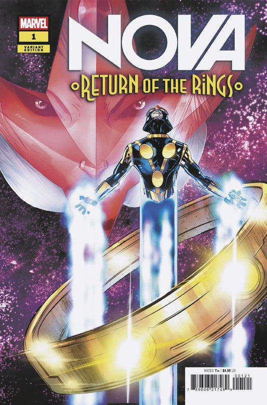 NOVA: RETURN OF THE RINGS #1 PHIL JIMENEZ B COVER