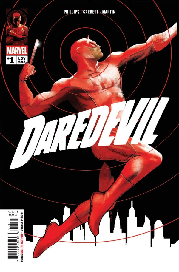 DAREDEVIL #1 LEE GARBETT A COVER
