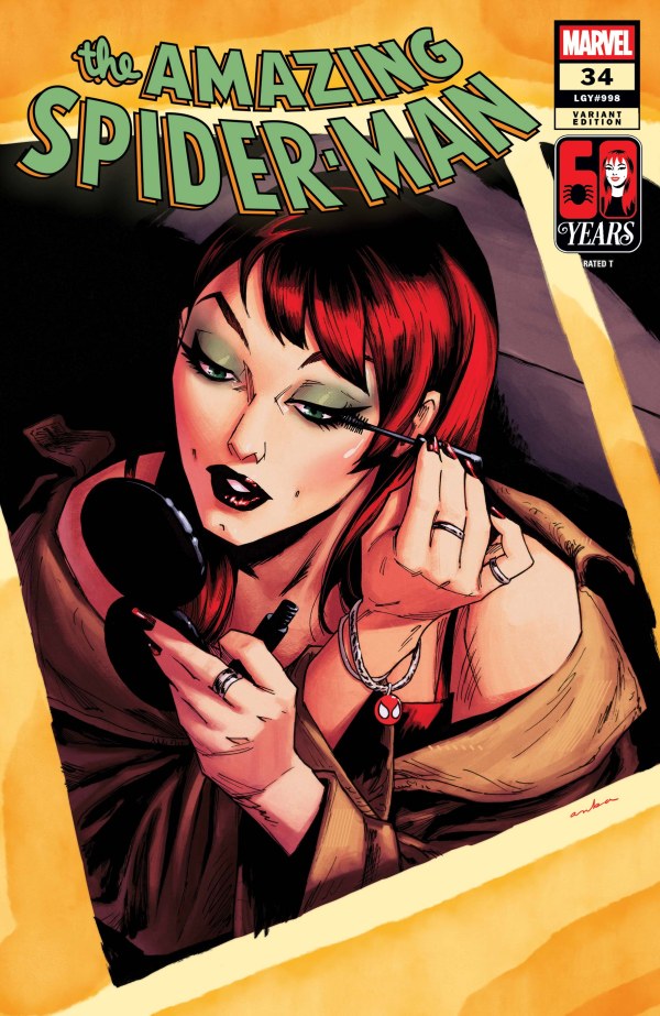 AMAZING SPIDER-MAN #34 MARY JANE WATSON KRIS ANKA C COVER