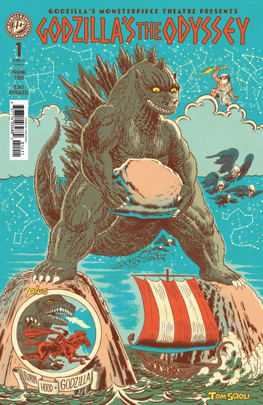 GODZILLA'S MONSTERPIECE THEATRE PRESENTS: GODZILLA'S THE ODYSSEY TOM SCIOLI A COVER
