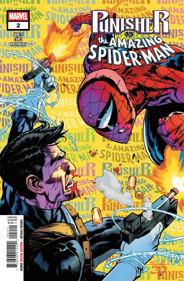 PUNISHER VS. SPIDER-MAN #2 JONAS SCHARF A COVER
