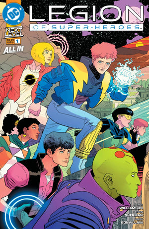 LEGION OF SUPER-HEROES #1 WRAPAROUND HAYDEN SHERMAN A COVER