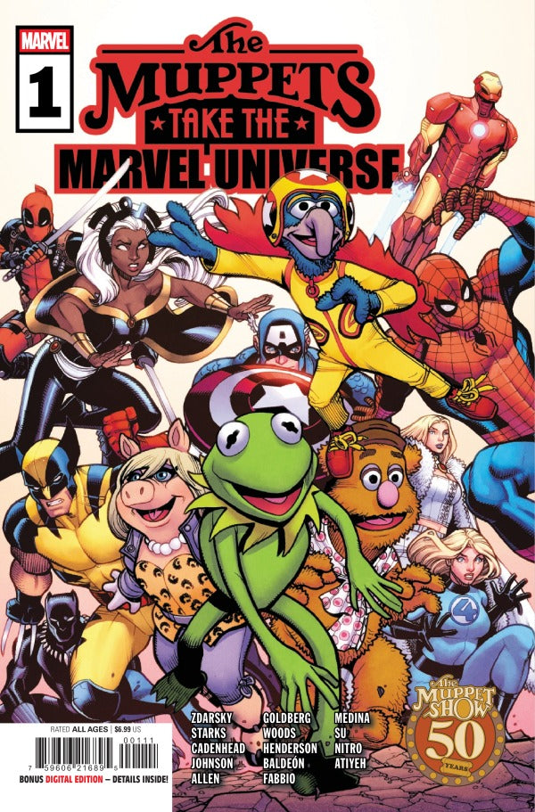 MUPPETS TAKE THE MARVEL UNIVERSE #1 NICK BRADSHAW A COVER