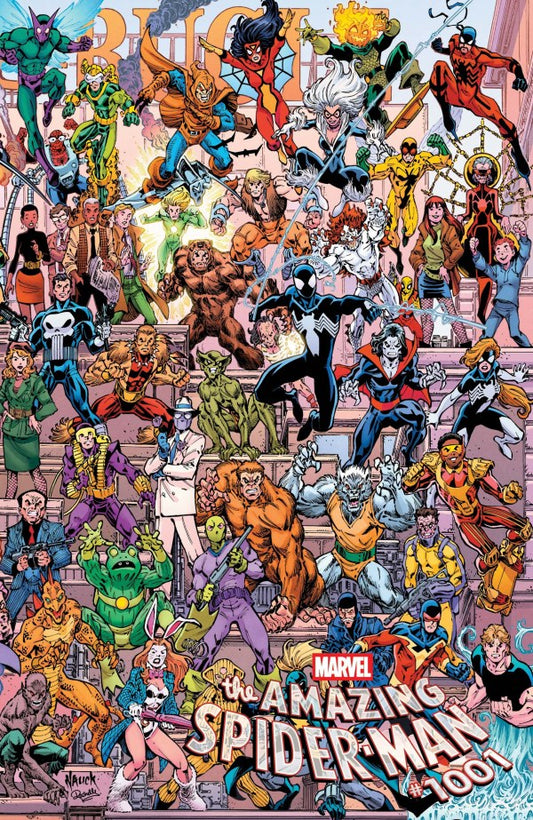 AMAZING SPIDER-MAN #1001 4-PART CONNECTING TODD NAUCK B COVER
