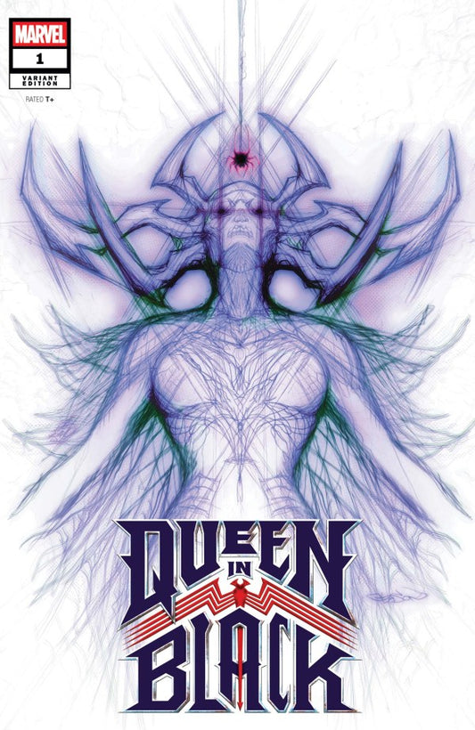 QUEEN IN BLACK #1 WHITE WEB-HEAD PATRICK GLEASON B COVER