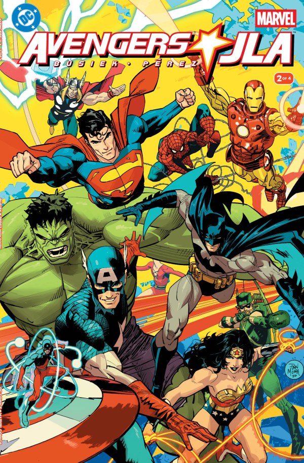 AVENGERS JLA #2 (OF 4) FACSIMILE EDITION DAN MORA B COVER