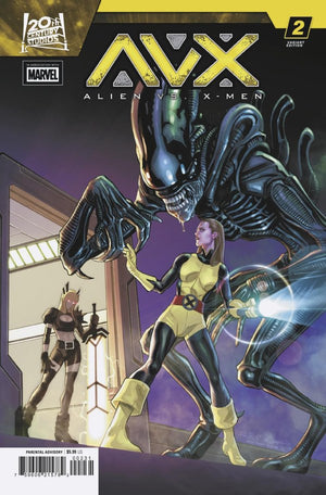 ALIEN VS. X-MEN #2 DAVID MESSINA C COVER