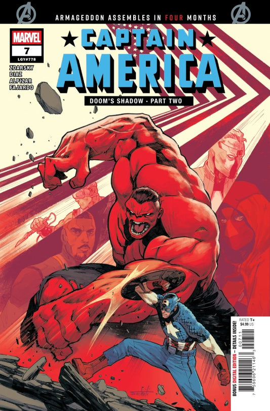 CAPTAIN AMERICA #7 VALERIO SCHITI A COVER