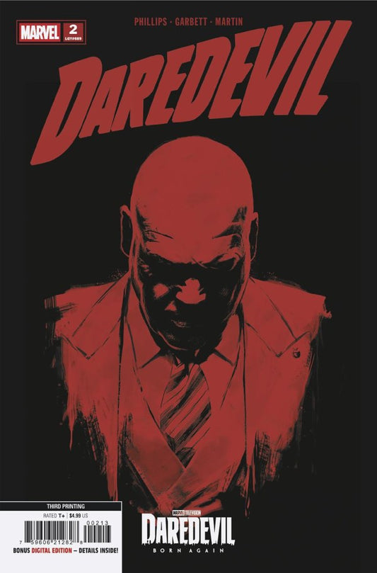 DAREDEVIL #2 3RD PRINTING MARVEL TELEVISION A COVER