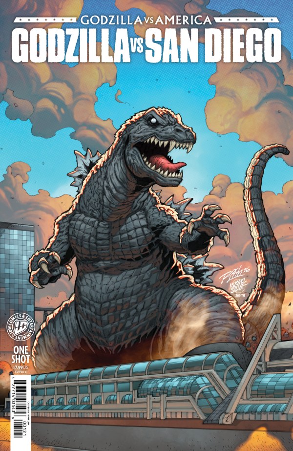 GODZILLA VS. AMERICA: SAN DIEGO (ONE SHOT) RON LIM B COVER