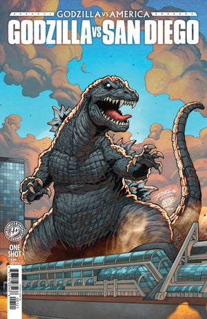 GODZILLA VS. AMERICA: SAN DIEGO (ONE SHOT) RON LIM B COVER