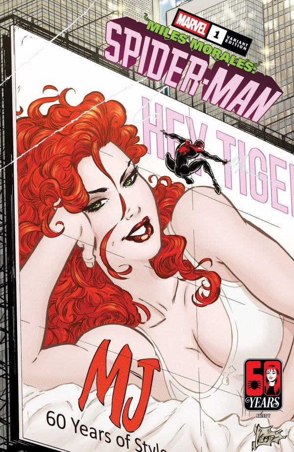 MILES MORALES: SPIDER-MAN #1 MARY JANE WATSON KAARE ANDREWS F COVER