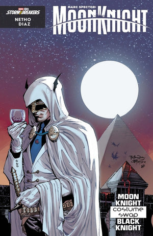 MARC SPECTOR: MOON KNIGHT #6 HELLFIRE COSTUME SWAP NETHO DIAZ B COVER