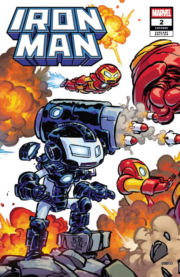 IRON MAN #1-4 SKOTTIE YOUNG CONNECTING COVER SET