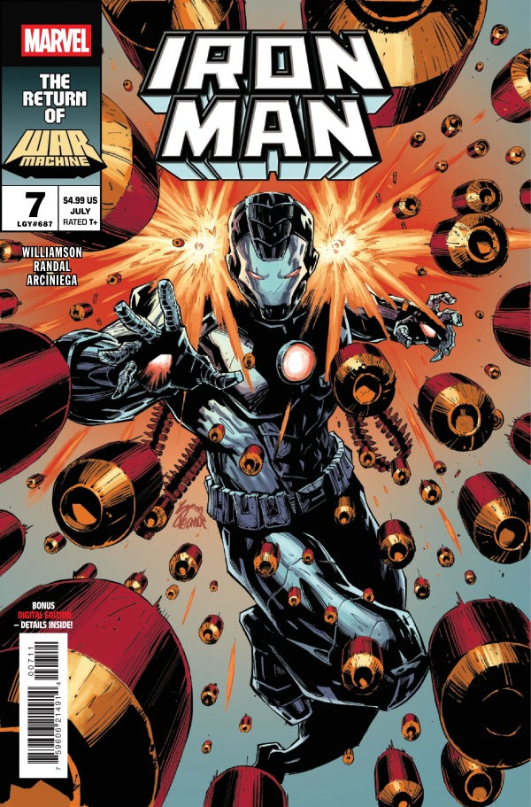 IRON MAN #7 RYAN STEGMAN A COVER