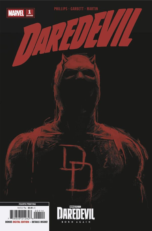 DAREDEVIL #1 4TH PRINTING MARVEL TELEVISION A COVER