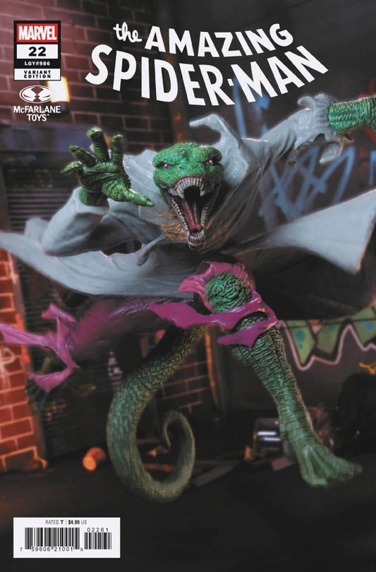AMAZING SPIDER-MAN #22 MCFARLANE TOYS F COVER