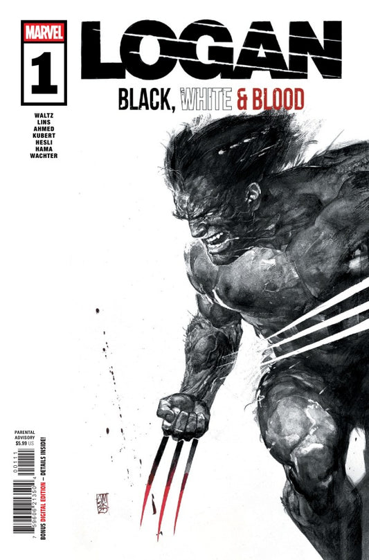 LOGAN: BLACK, WHITE & BLOOD #1 ALEX MALEEV A COVER