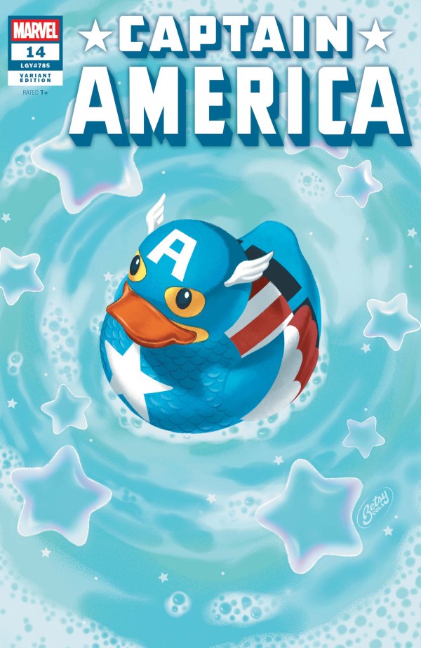 CAPTAIN AMERICA #14 MARVEL DUCK BETSY COLA B COVER