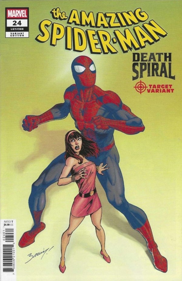 AMAZING SPIDER-MAN #24 MARK BAGLEY CLASSIFIED TARGET F COVER