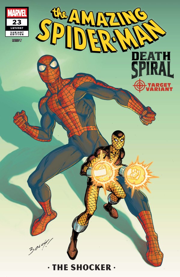 AMAZING SPIDER-MAN #23 MARK BAGLEY CLASSIFIED TARGET F COVER