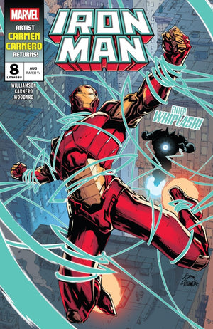 IRON MAN #8 RYAN STEGMAN A COVER