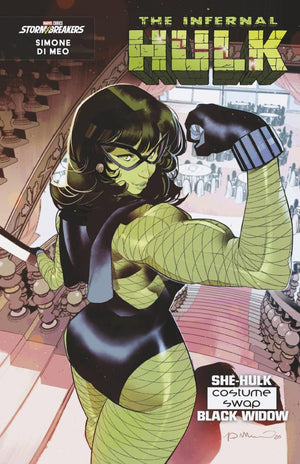 INFERNAL HULK #9 HELLFIRE COSTUME SWAP SIMONE DI MEO B COVER