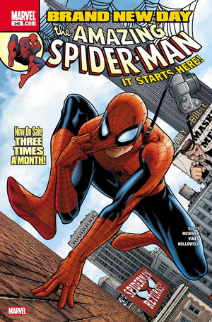 AMAZING SPIDER-MAN #546 FACSIMILE STEVE MCNIVEN A COVER