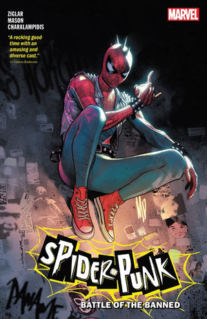 SPIDER-PUNK: BATTLE OF THE BANNED TRADE PAPERBACK