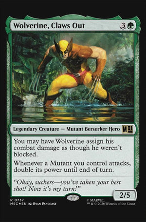 WOLVERINE #22 MAGIC: THE GATHERING RYAN PANCOAST B COVER